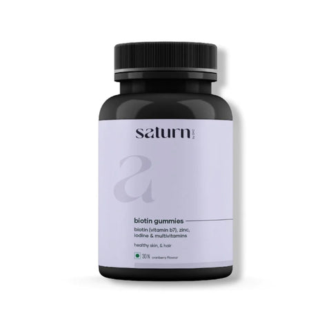 Biotin Gummies for Hair from Saturn by GHC for Women
