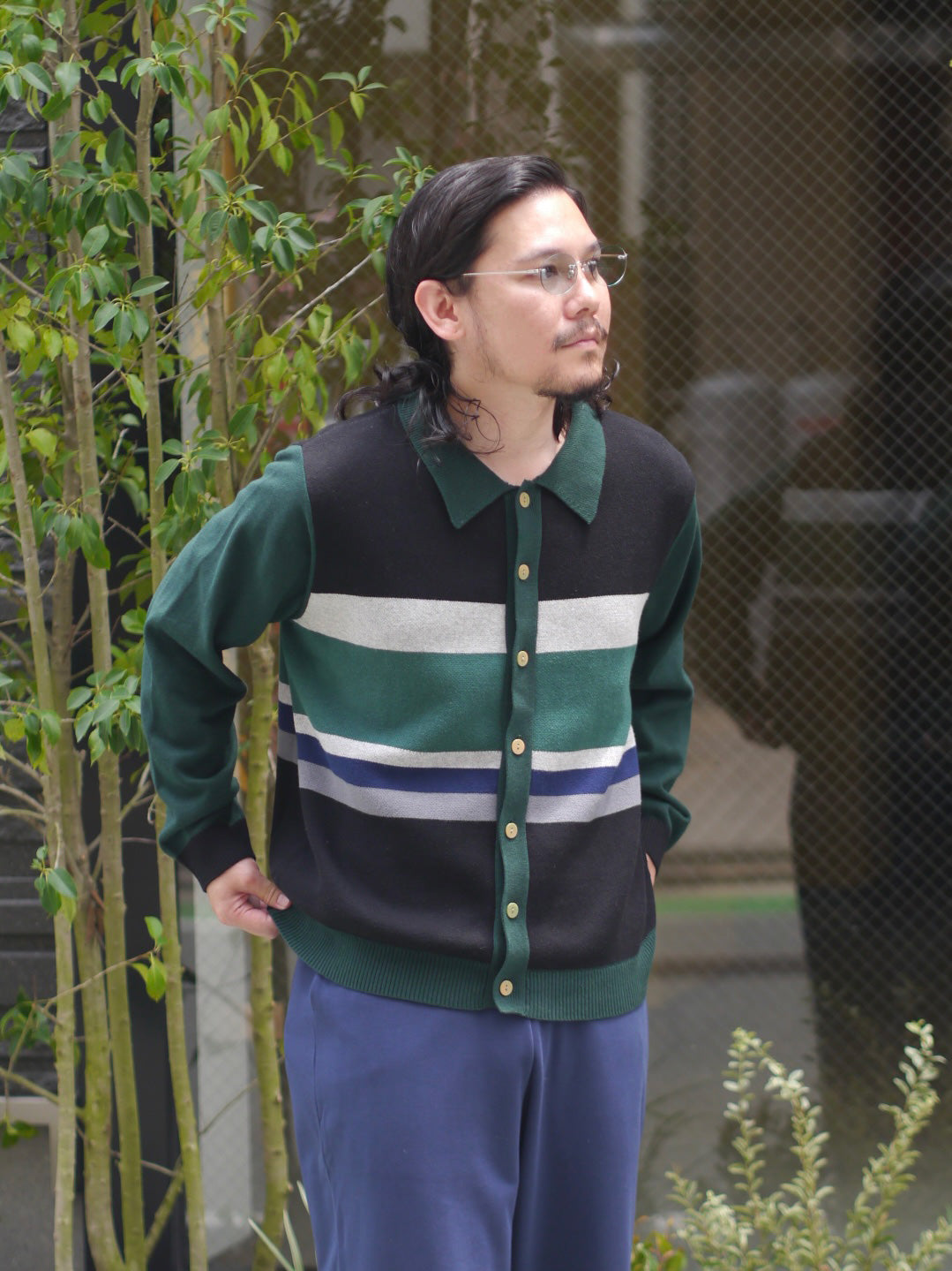 TTT_MSW Border Knit Cardigan smcint.com