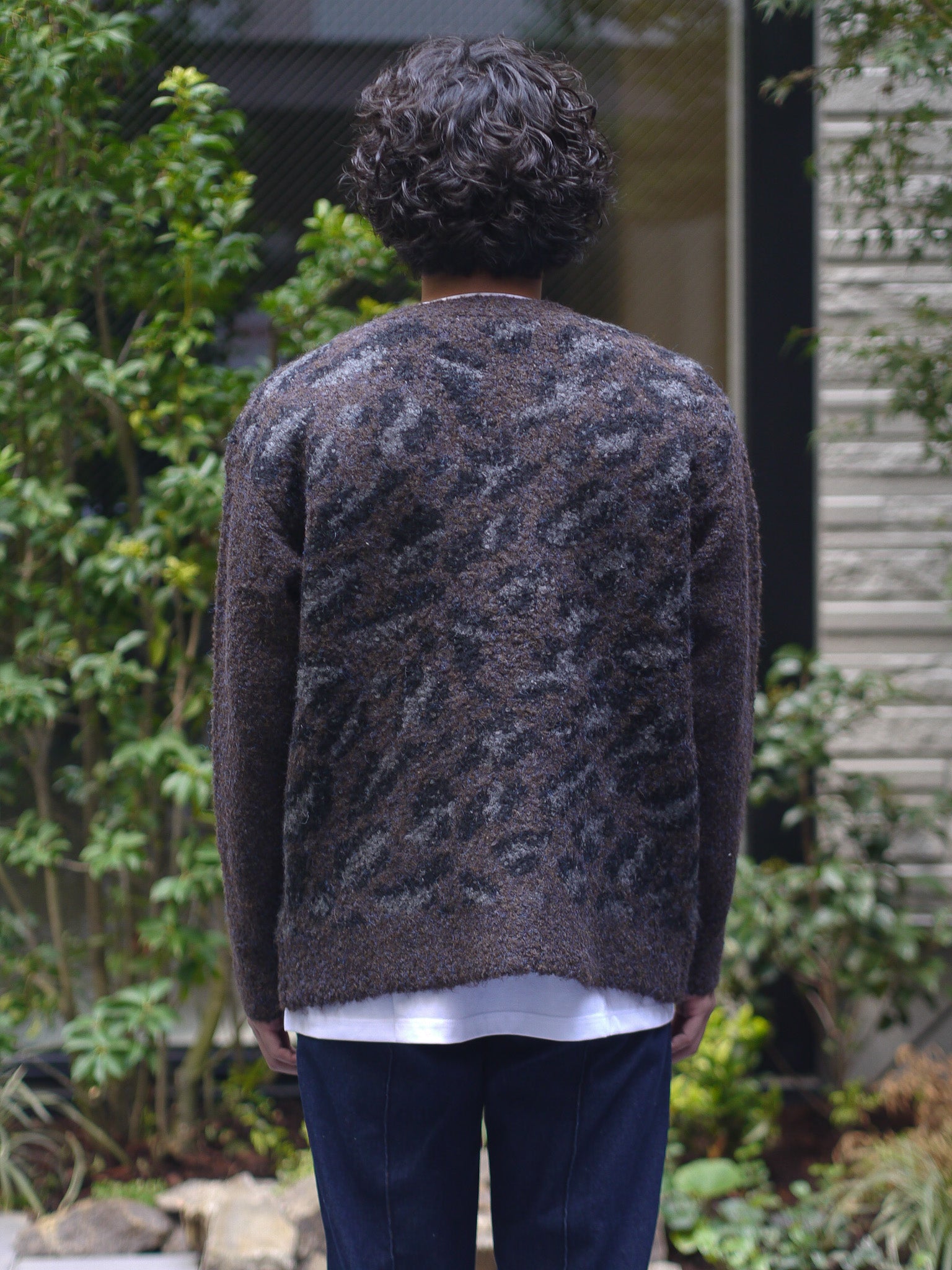 leopard knit cardigan– PRANK STORE