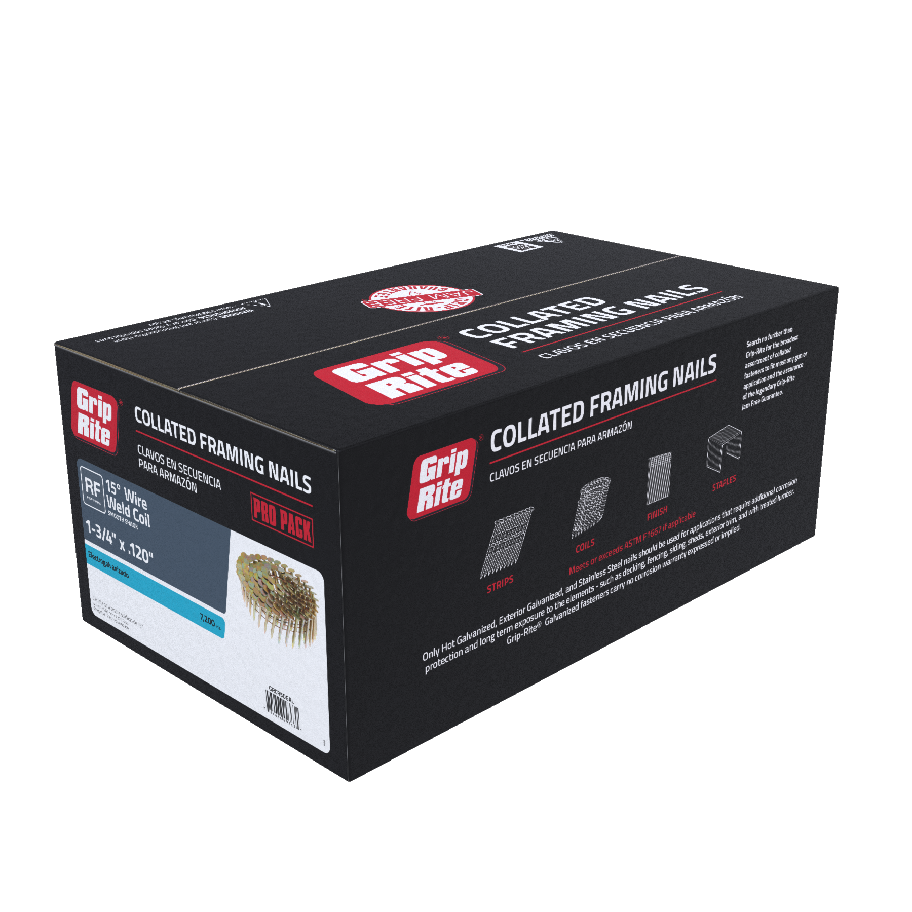 1-3/4" COIL ROOFING (7.2M per CT.) GAL - GRCR5DGAL