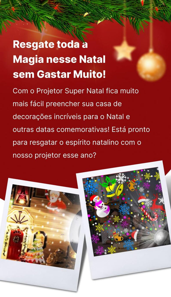 Projetor Mágico Natalino