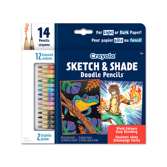 Crayola 8pk Doodle & Draw Color Change Doodle Markers