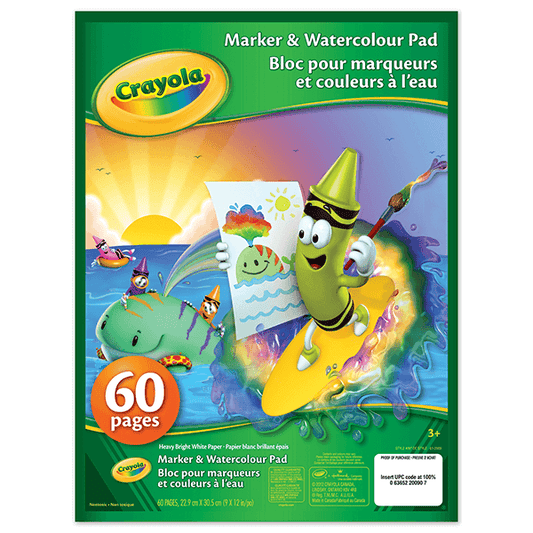 Crayola Doodle Pad, 9x12 In, 60 Sheets