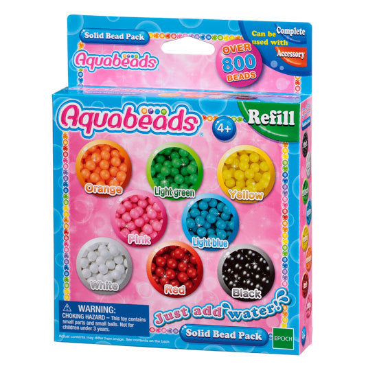 Aquabeads Shiny Bead Pack, Arts & Crafts Bead Refill Kit for Children -  over 2000 Shiny Beads