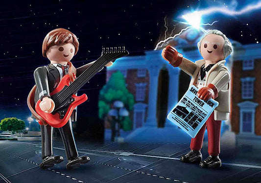 Le Pick-up de Marty McFly de Retour vers le Futur avec Jennifer et Biff, Playmobil