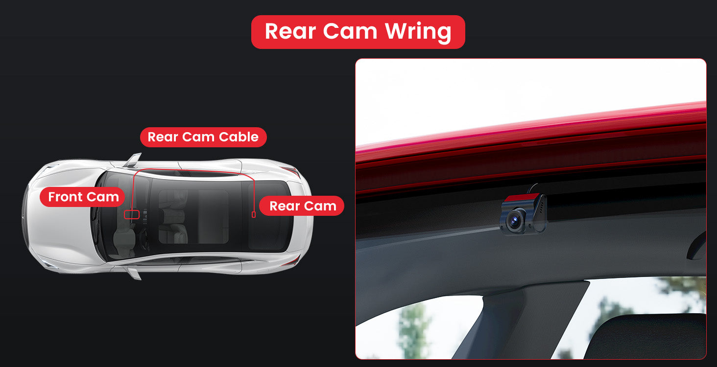 bmw front and rear dashcam install