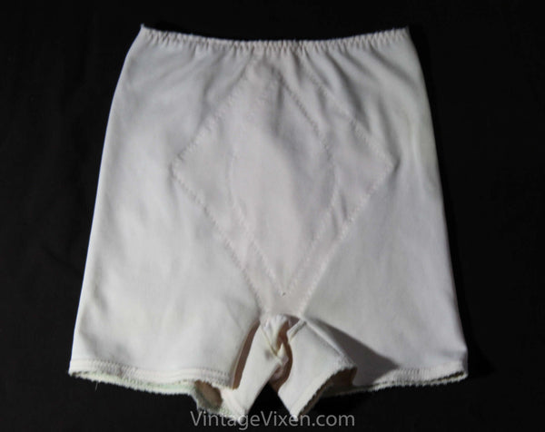 1970s Panty Girdle - Pale Pink Satin Spandex Vintage Foundation Suppor ...