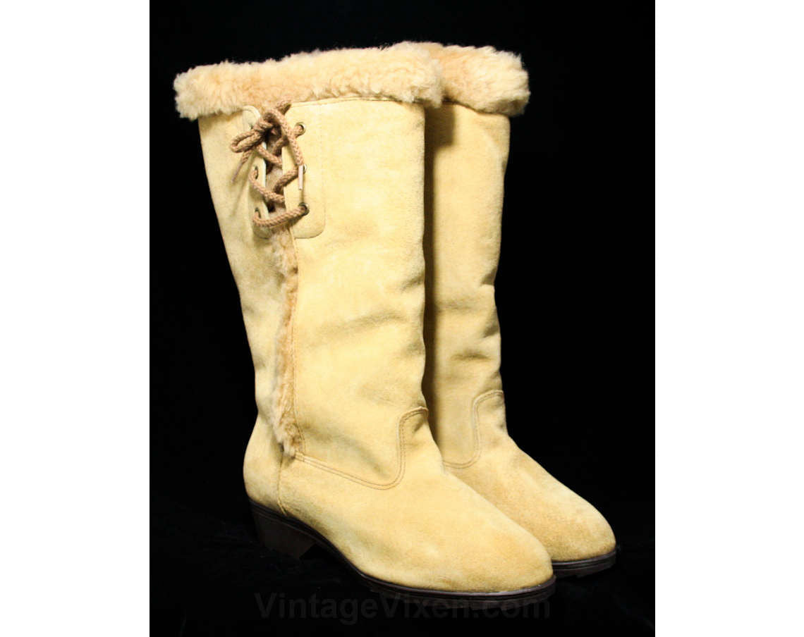 light tan suede boots