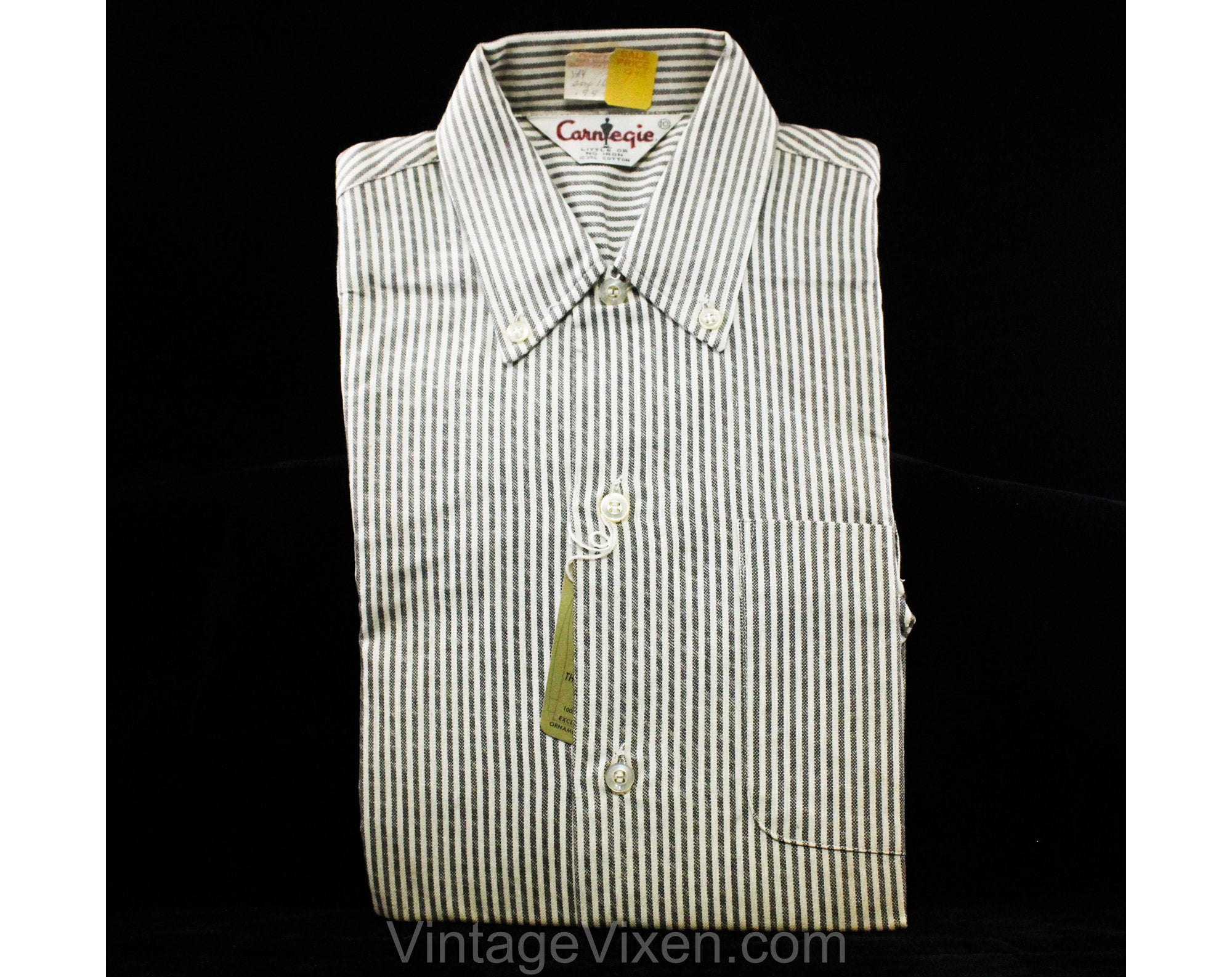 Bright White 1950s Dress Shirt By Marlboro