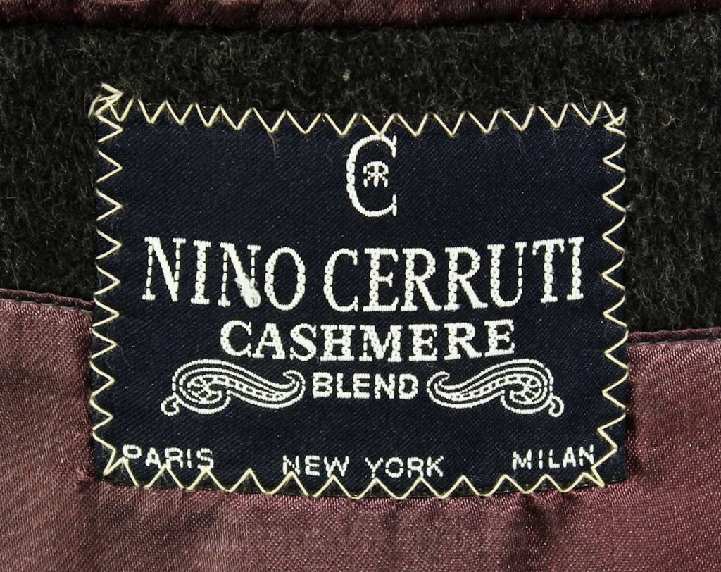 Men's Cashmere Overcoat - Nino Cerruti Coat - Large to XL - Handsome 1 ...