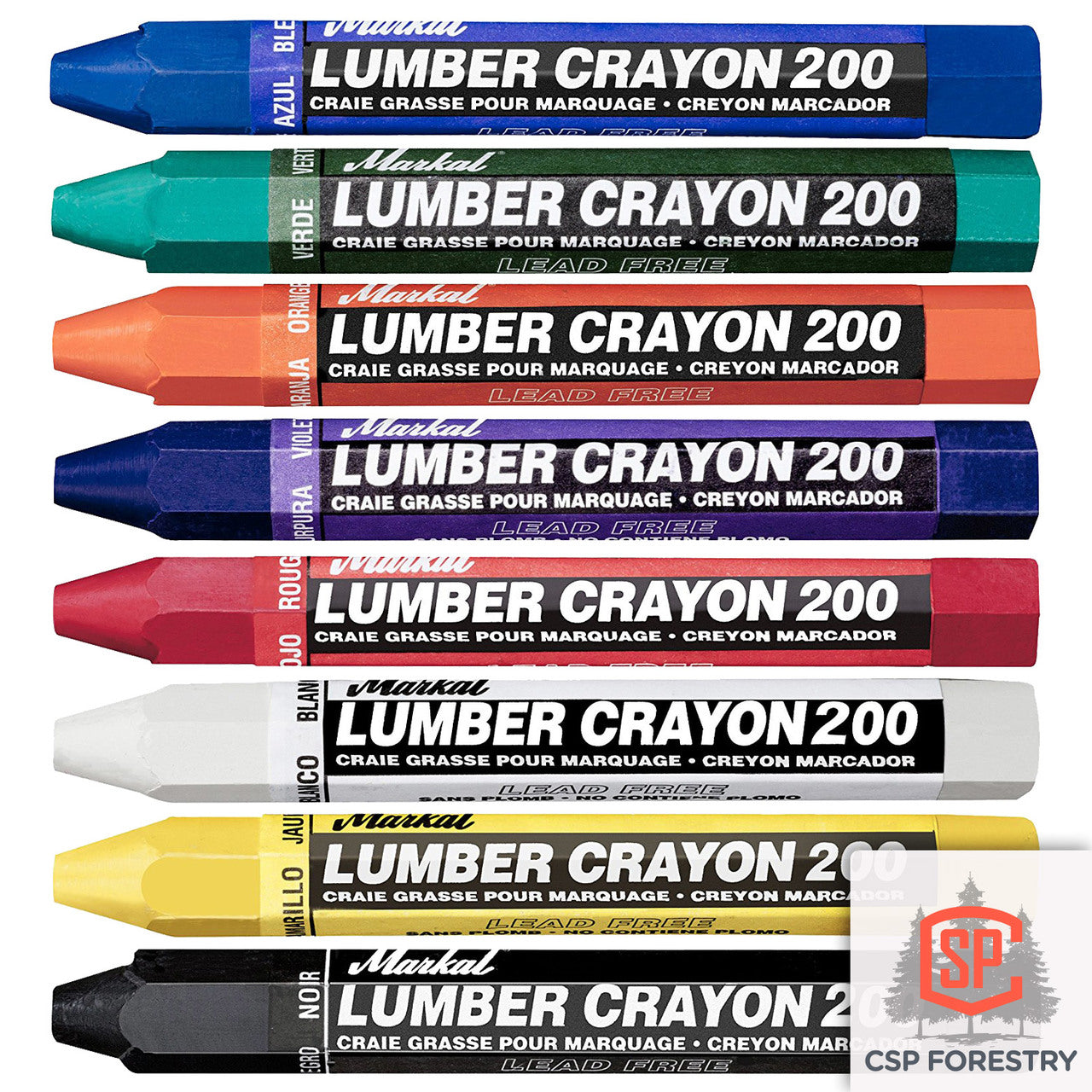 <br /> Markal Lumber Crayon Black 1pc