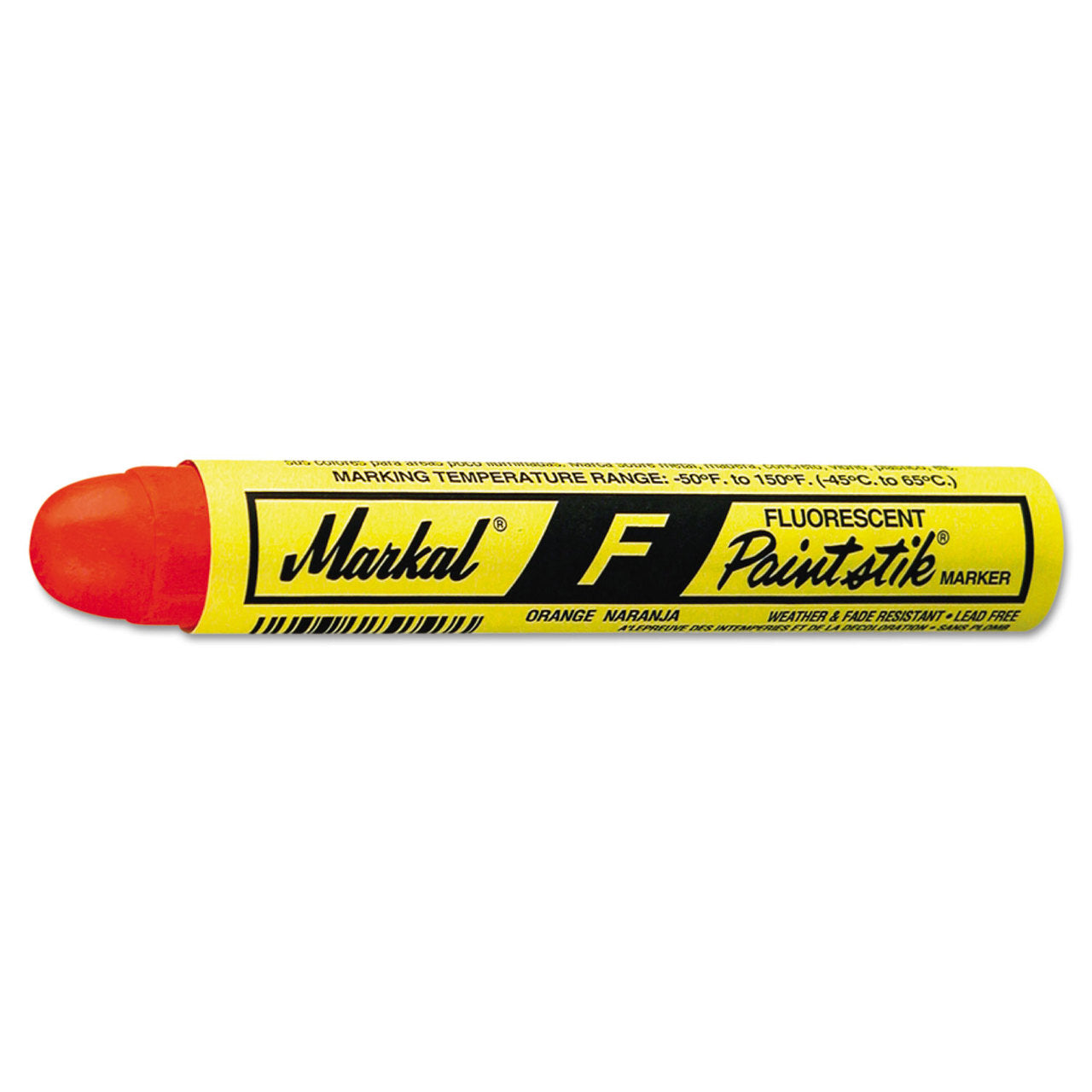 918375-2 Markal Paint Crayon: White, Fabric/Glass/Metal/Plastic