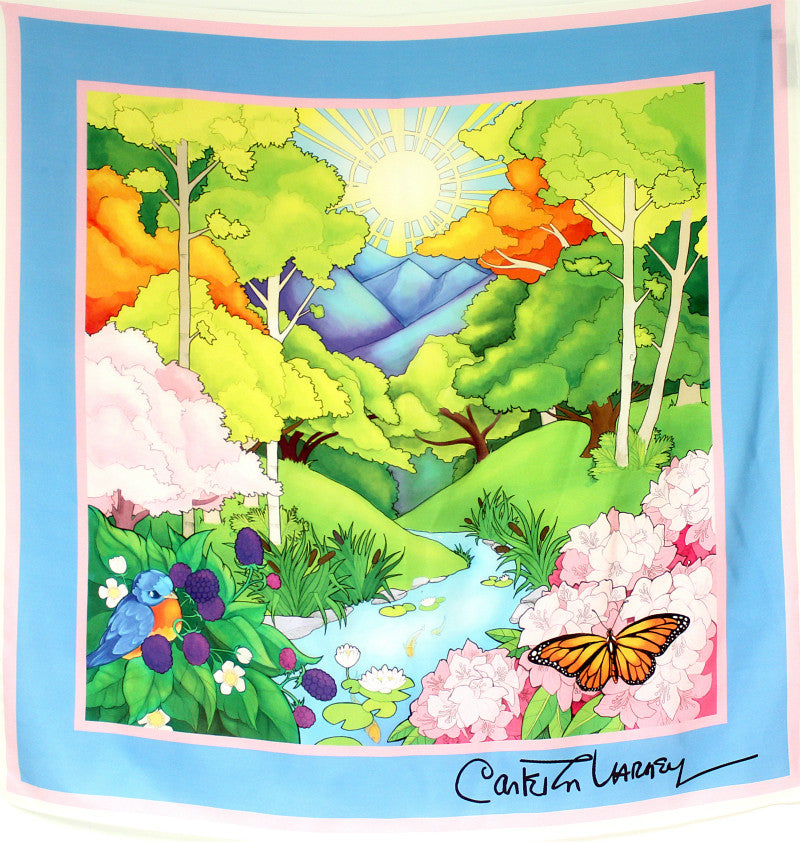 Greenbrier Valley Silk Scarf