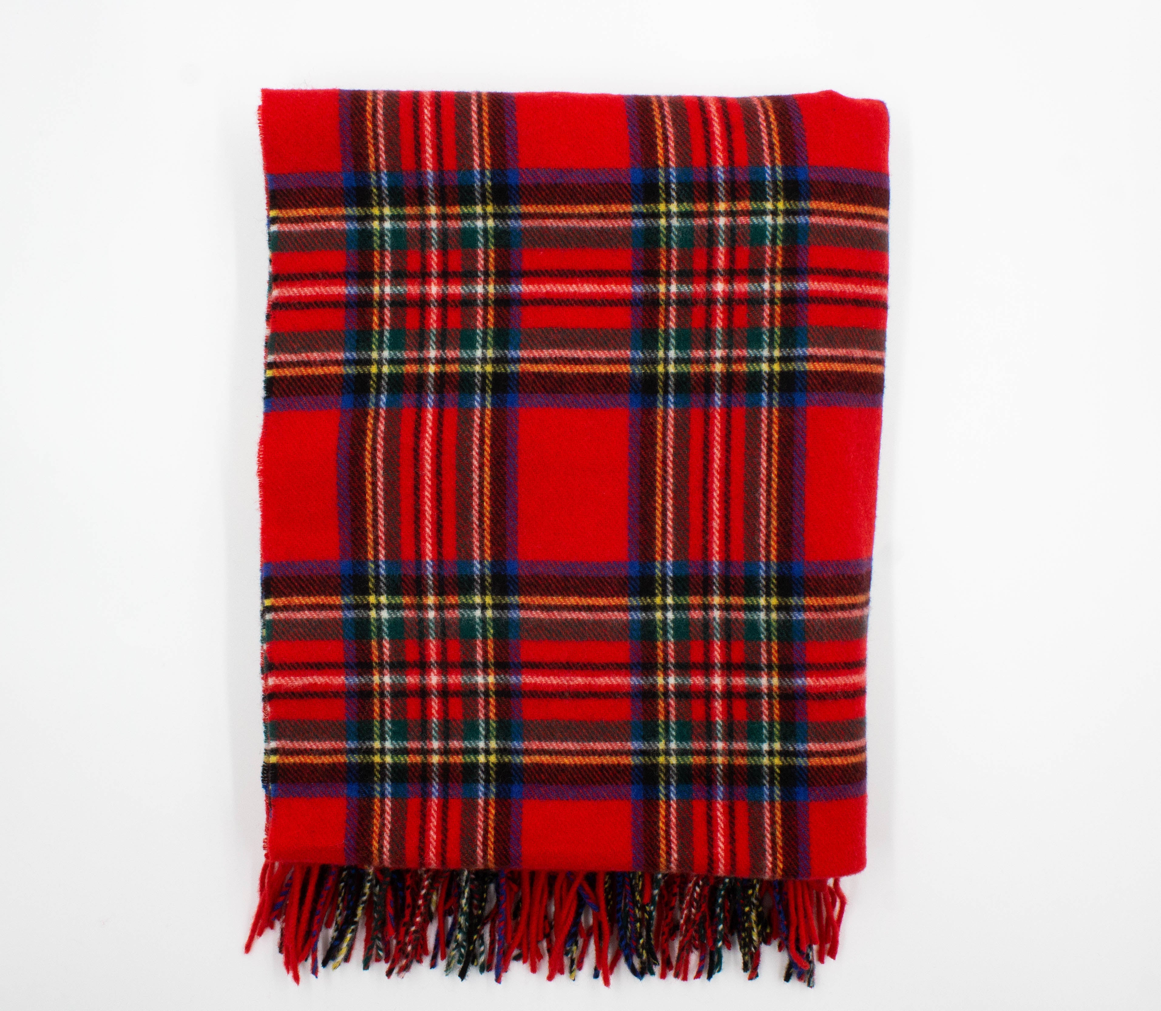 Lambswool Throw - Stewart Tartan