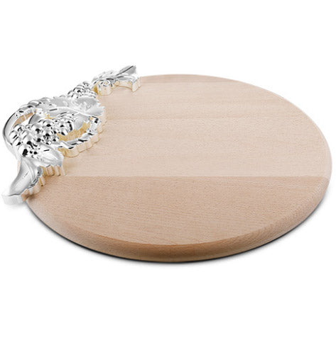 Large Cheese Board With Silver Vine Detail