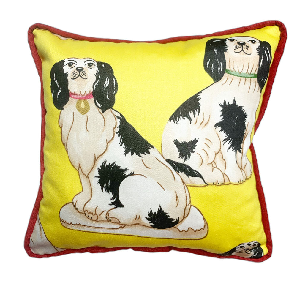 Francie & Grover Petite Throw Pillow - Yellow