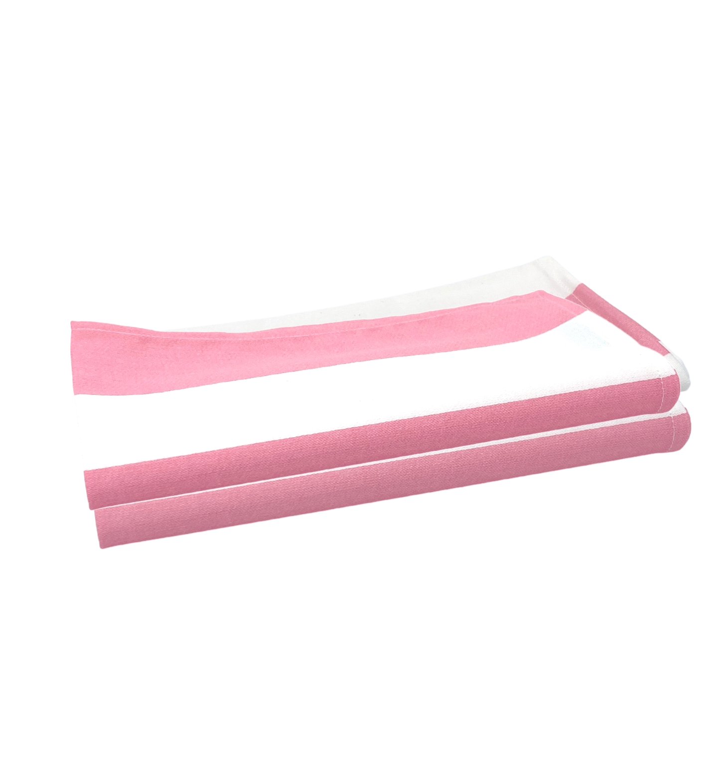 Set of Four Dinner Napkins - Draper Stripe Pink