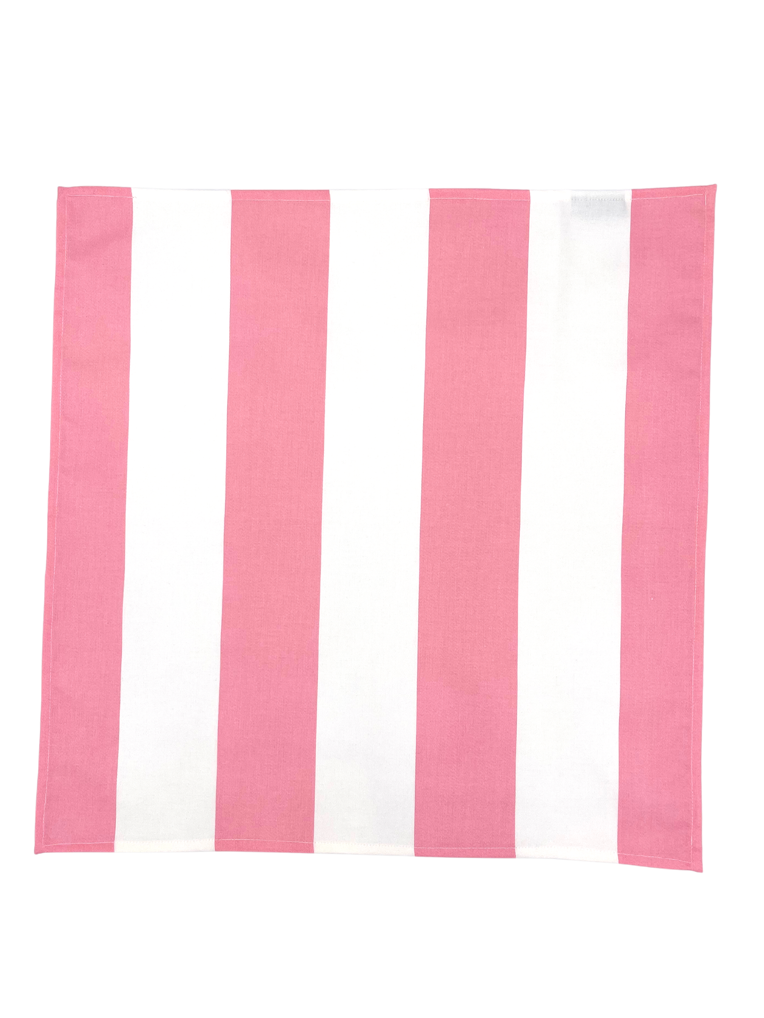 Set of Four Dinner Napkins - Draper Stripe Pink