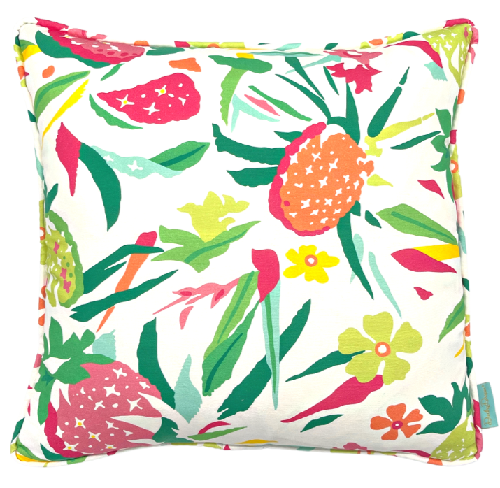 Summer Fruits Throw Pillow