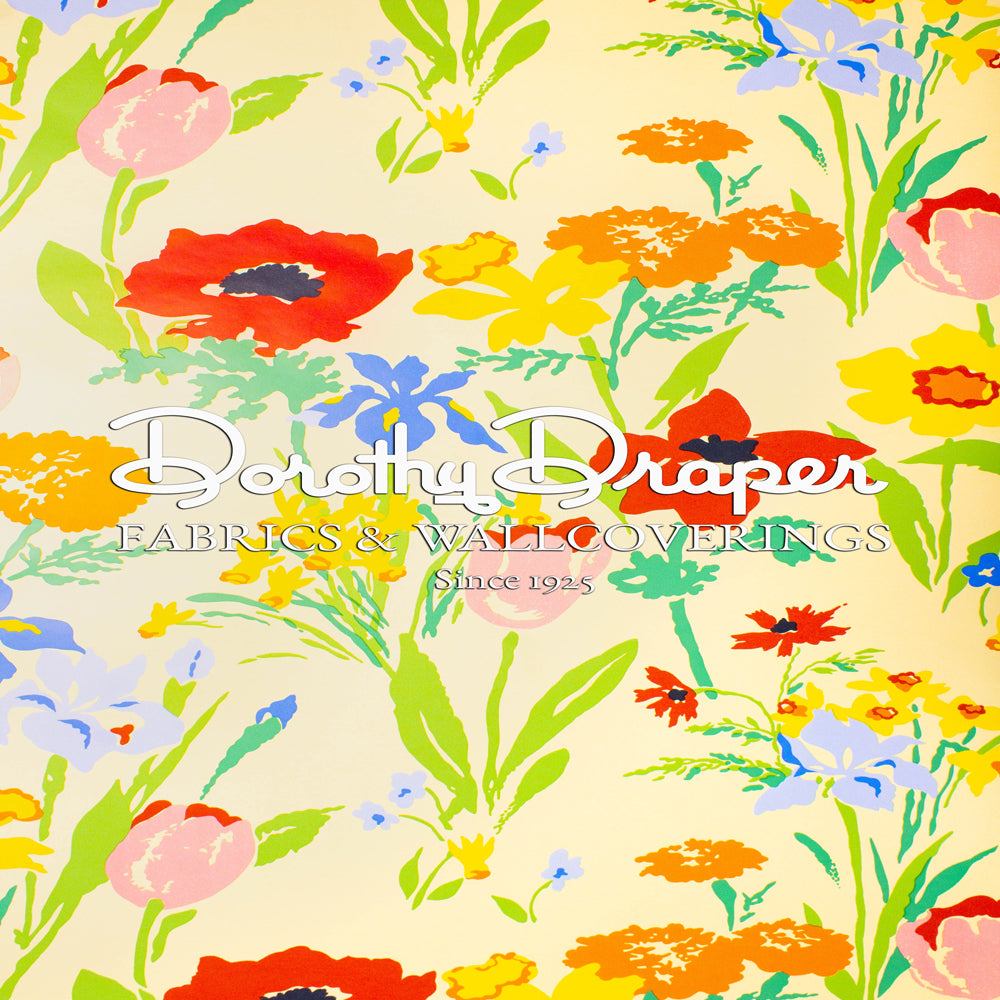 Les Fleures de Toulon Original Yellow Wallpaper