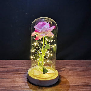 Luminária Rosa Encantada – sparkly