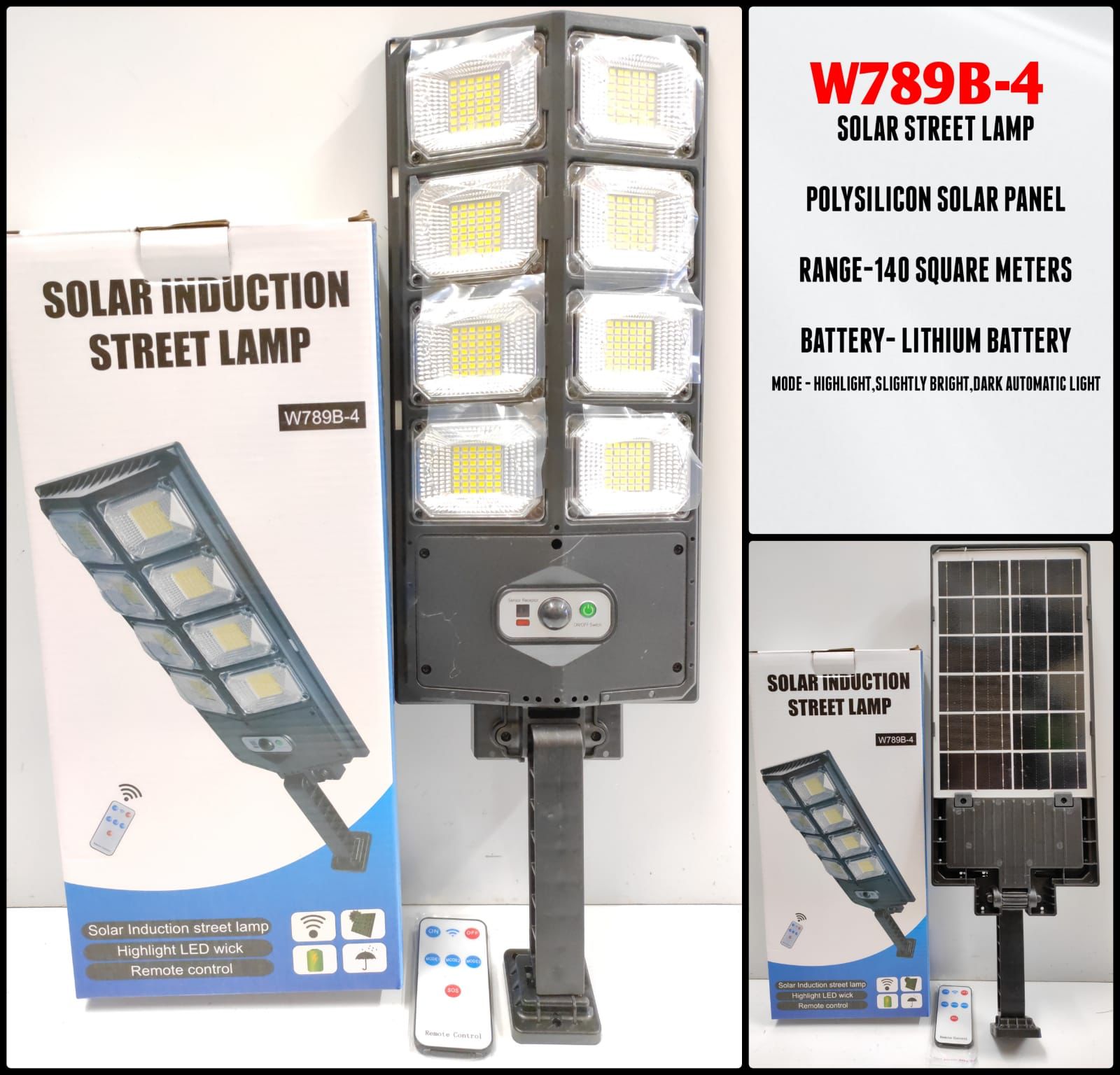 solar induction street lamp