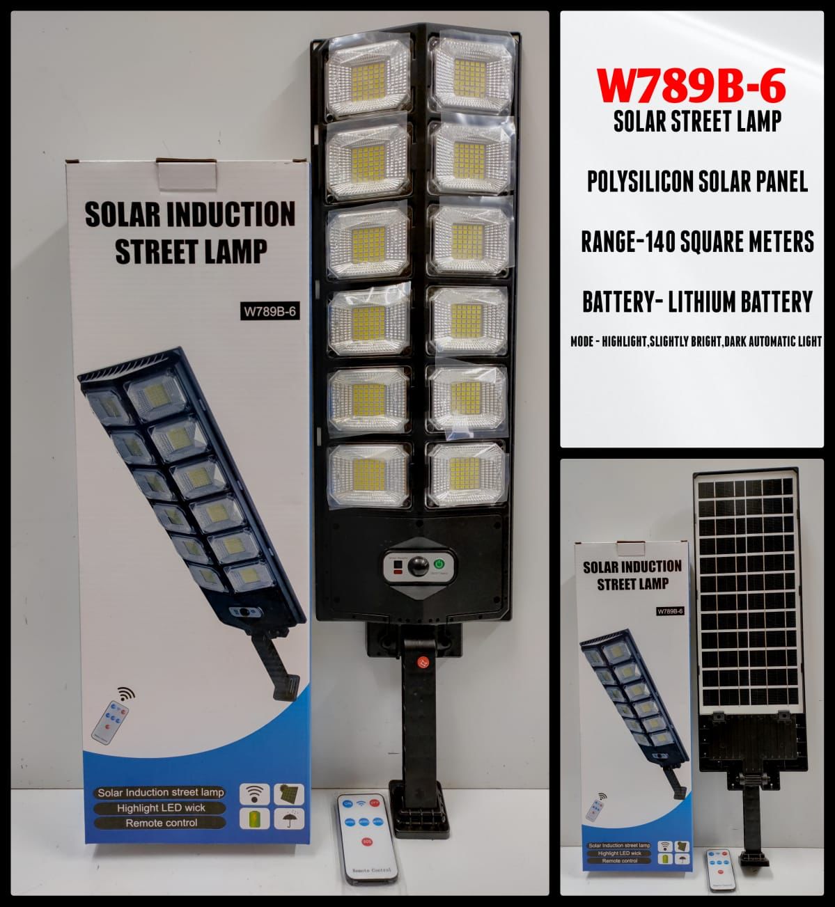 solar induction street lamp