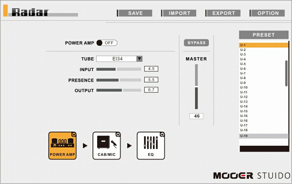 Mooer Radar