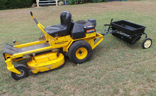 Spike Seeder Fertiliser Spreader Soil Aerator ATV Mower Bike Tow Behind