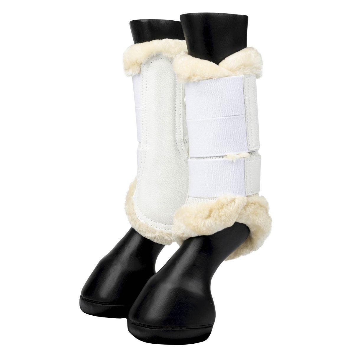 Billede af LeMieux fleece gamacher, EDGE Mesh Boot - Hvid