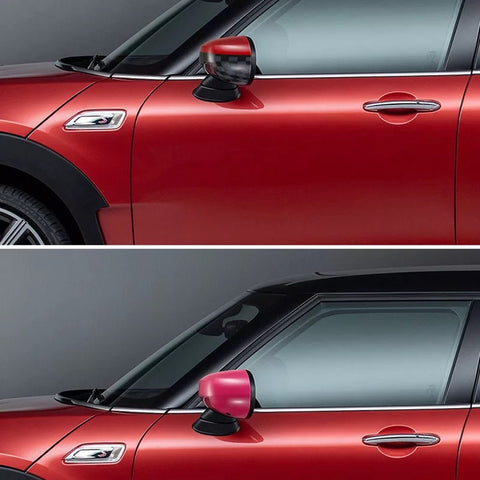 Detailed design of Mirror Covers Stickers for Mini Cooper