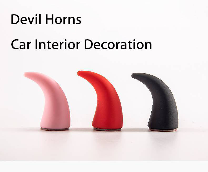Express your personality with these playful Devil Horns Dashboard Decoration Stickers for your Mini Cooper