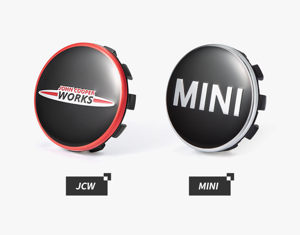 Angled view of Wheel Center Cap for Mini Cooper