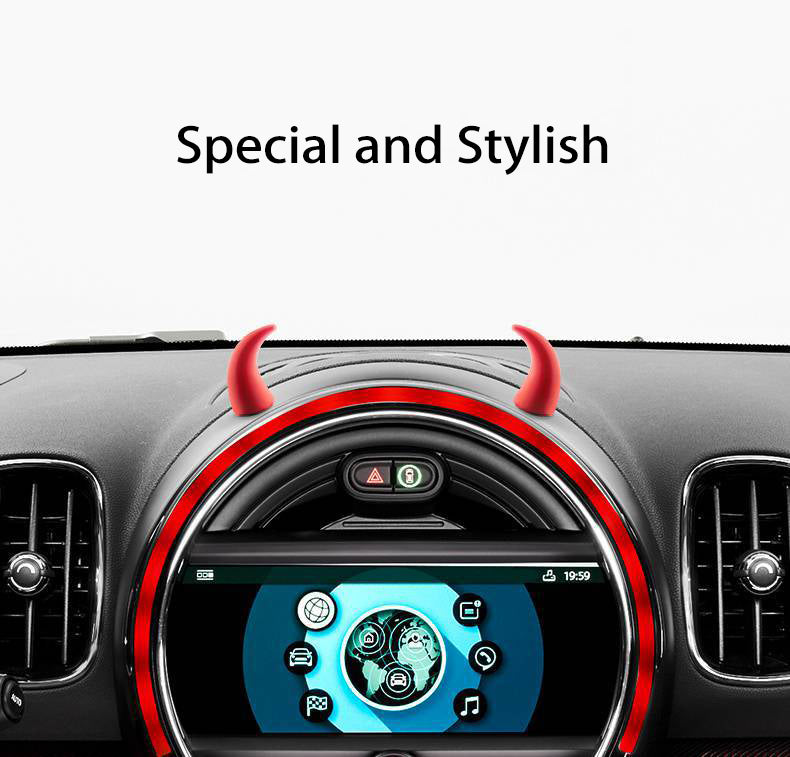 Personalize your Mini Cooper's interior with these eye-catching Devil Horns Decoration Stickers