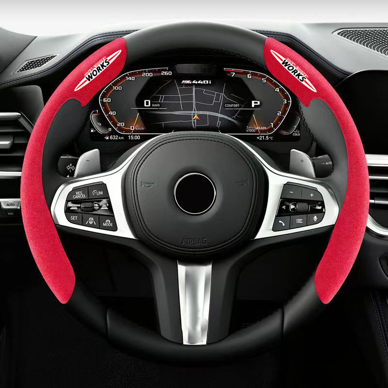 Sleek Mini Cooper Steering Wheel Cover