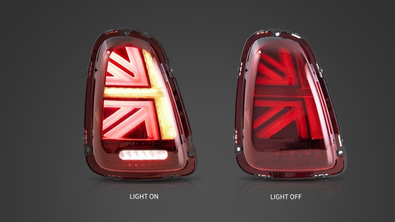 Dynamic Union Jack LED Taillights in Action