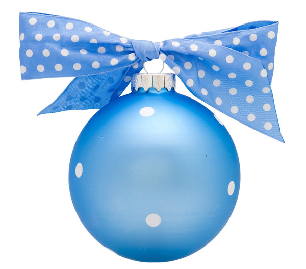 light blue glass christmas ornaments