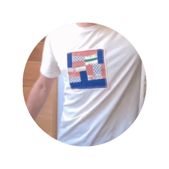 Revaloriser un t-shirt grâce au patchwork pour un cadeau DIY