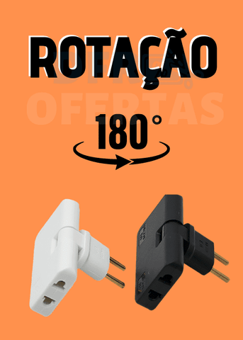 Adaptador de Tomada Flexível 3 Em 1 Plugmax™