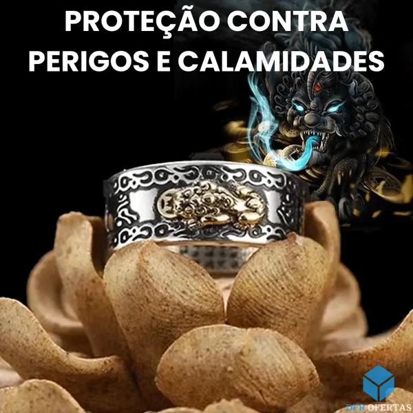 Anel Feng Shui Riqueza e Prosperidade Original