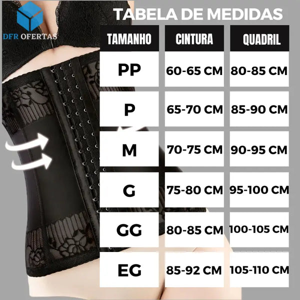 Cinta Modeladora Lombar de Alta Compressão - Slimpro