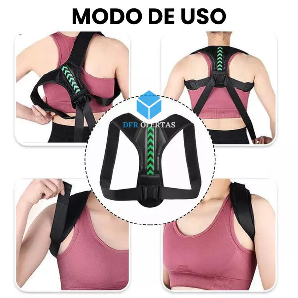 Corretor Postural Unissex Ajustável Posture Pro