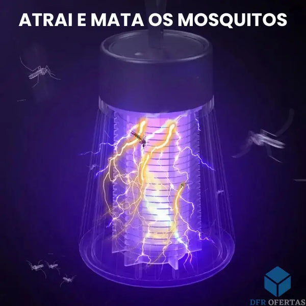 Luminária Repelente Mata Mosquitos - Killmax