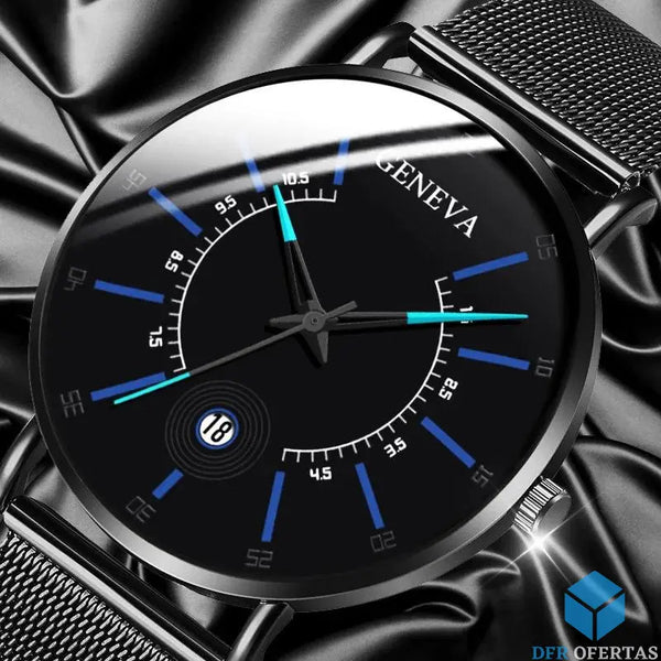 Relógio Masculino Minimalista - Black Ocean