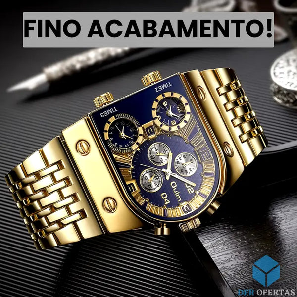 Relógio Masculino Luxo Original Oulm