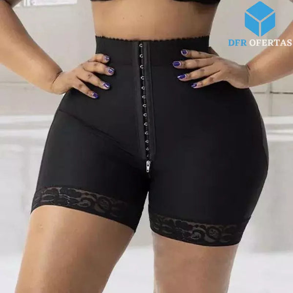 Short Cinta Modeladora Cintura Alta Compressão Slim Style