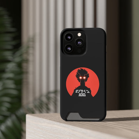 Mob Psycho 100 Phone Case With Card Holder
