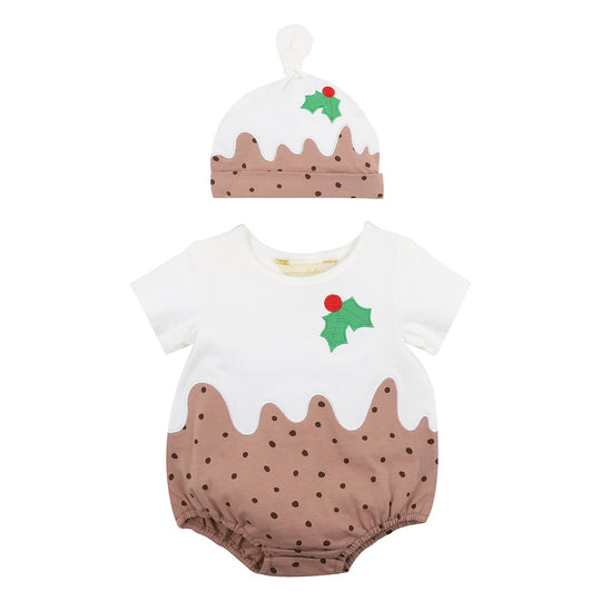 Baby boy christmas sales pudding outfit