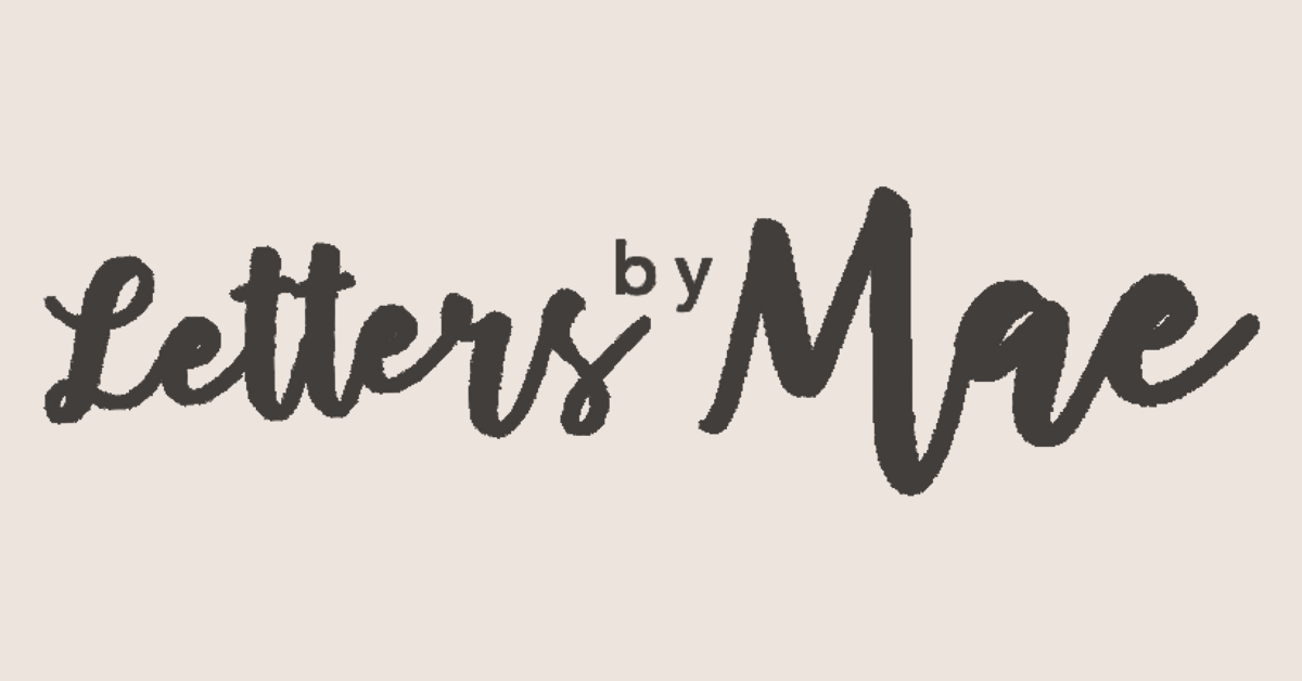 Letters by Mae