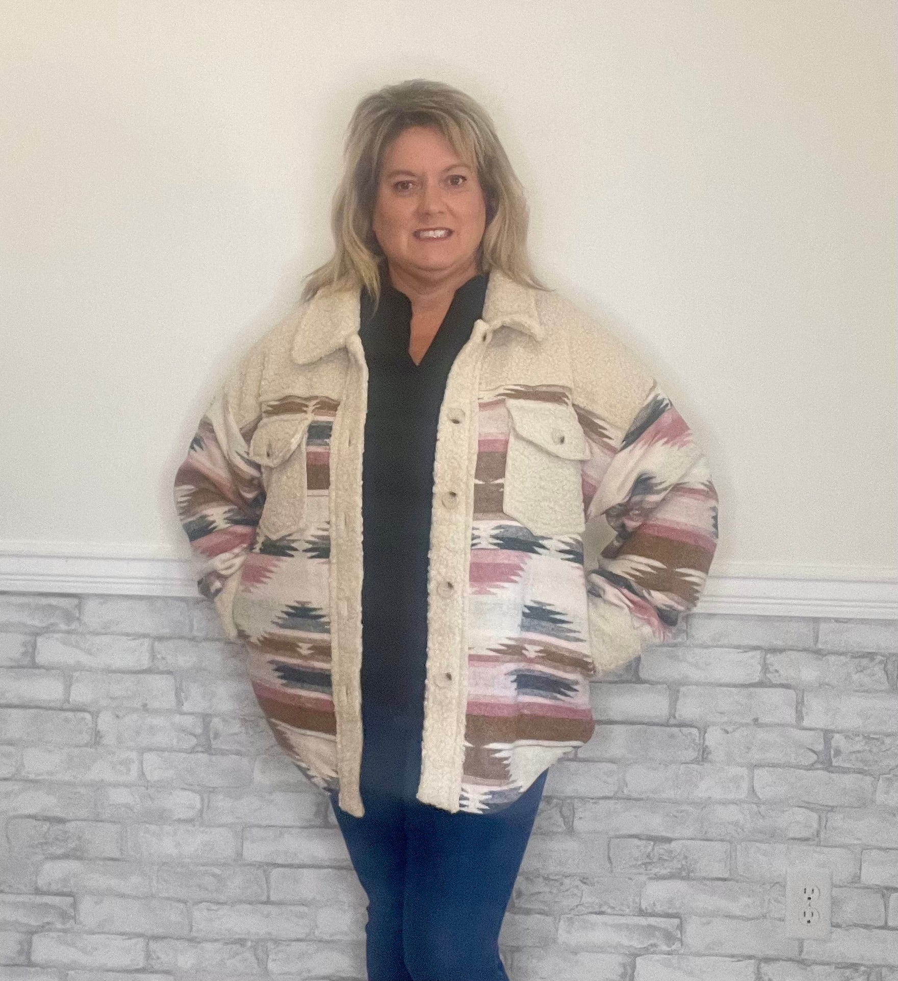 Aztec Sherpa Jacket